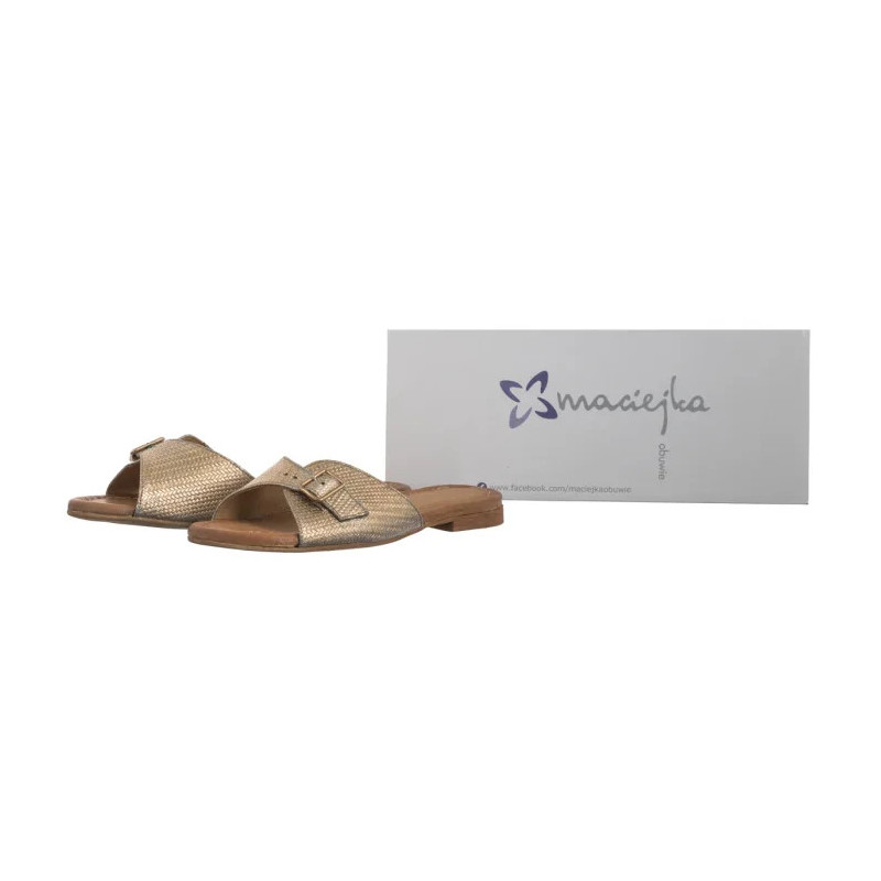 Maciejka Złote 06978-25/00-1 (MA1384-a) Sieviešu apavi/Flip Flops