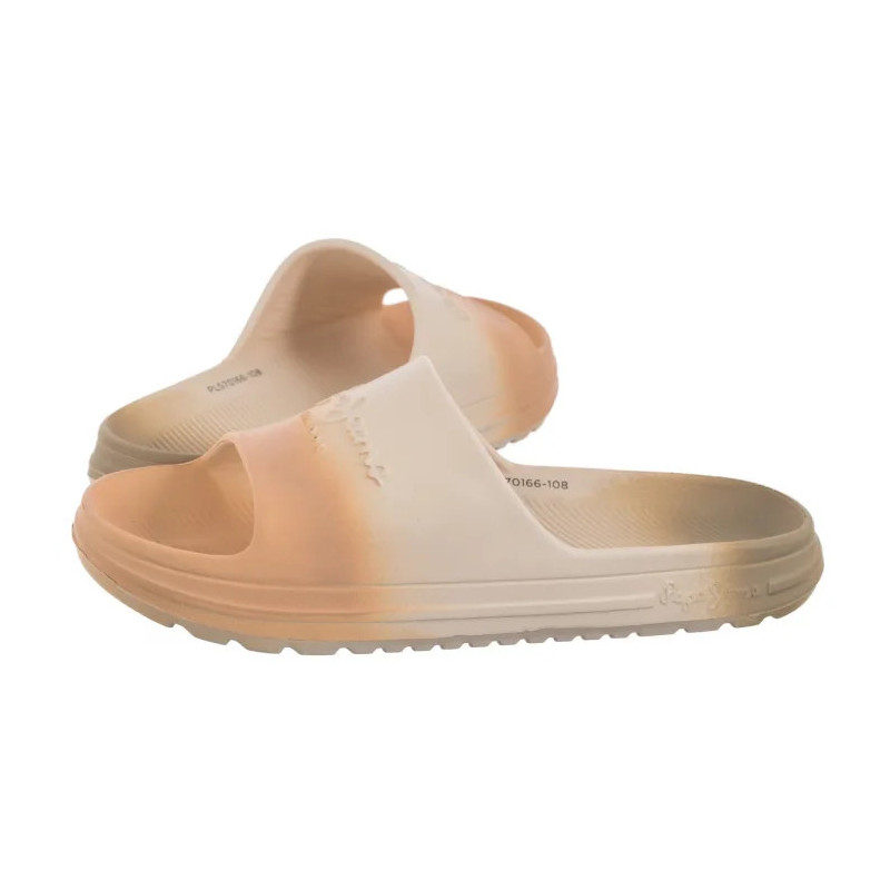 Pepe Jeans Beach Slidecol Light Peach Beige PLS70166 108 (PE45-a) Sieviešu apavi/Flip Flops