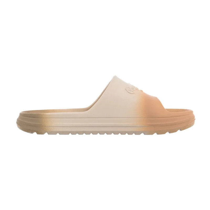 Pepe Jeans Beach Slidecol Light Peach Beige PLS70166 108 (PE45-a) Women's Shoes/Flip Flops