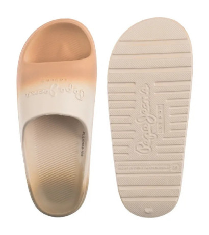Pepe Jeans Beach Slidecol Light Peach Beige PLS70166 108 (PE45-a) Sieviešu apavi/Flip Flops