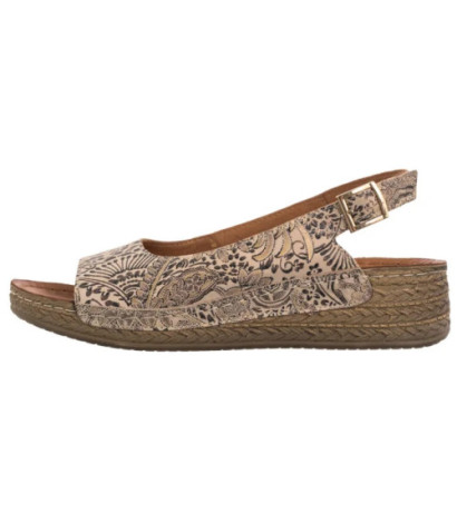 Maciejka Beżowe/Kwiaty L7069-04/00-1 (MA1388-a) kingad