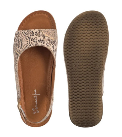 Maciejka Beżowe/Kwiaty L7069-04/00-1 (MA1388-a) bateliai