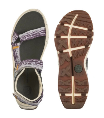 Timberland Motion Dune Backstrap Sandal Natural Webbing W Dk 0A41R8 EUA (TI149-a) sandalai