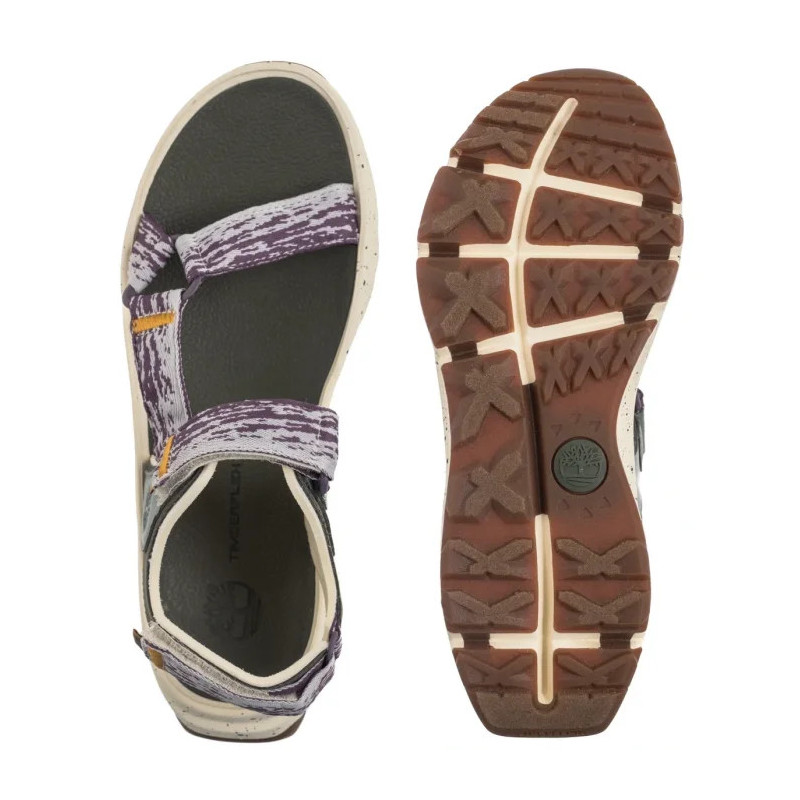 Timberland Motion Dune Backstrap Sandal Natural Webbing W Dk 0A41R8 EUA (TI149-a) sandalai
