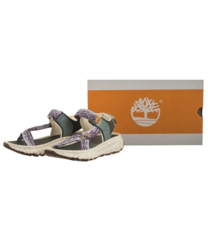 Timberland Motion Dune Backstrap Sandal Natural Webbing W Dk 0A41R8 EUA (TI149-a) sandales