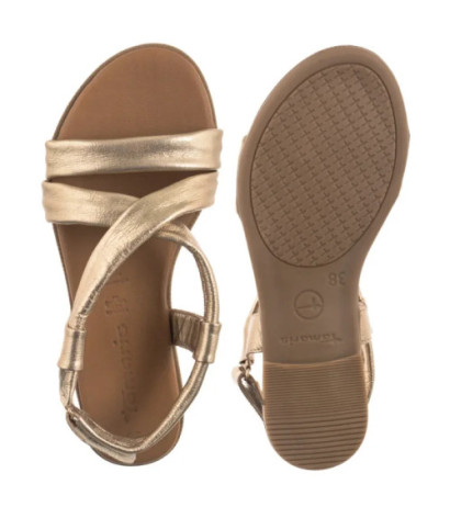 Tamaris Złote 1-28109-44 933 Light Gold (TM549-a) sandalai