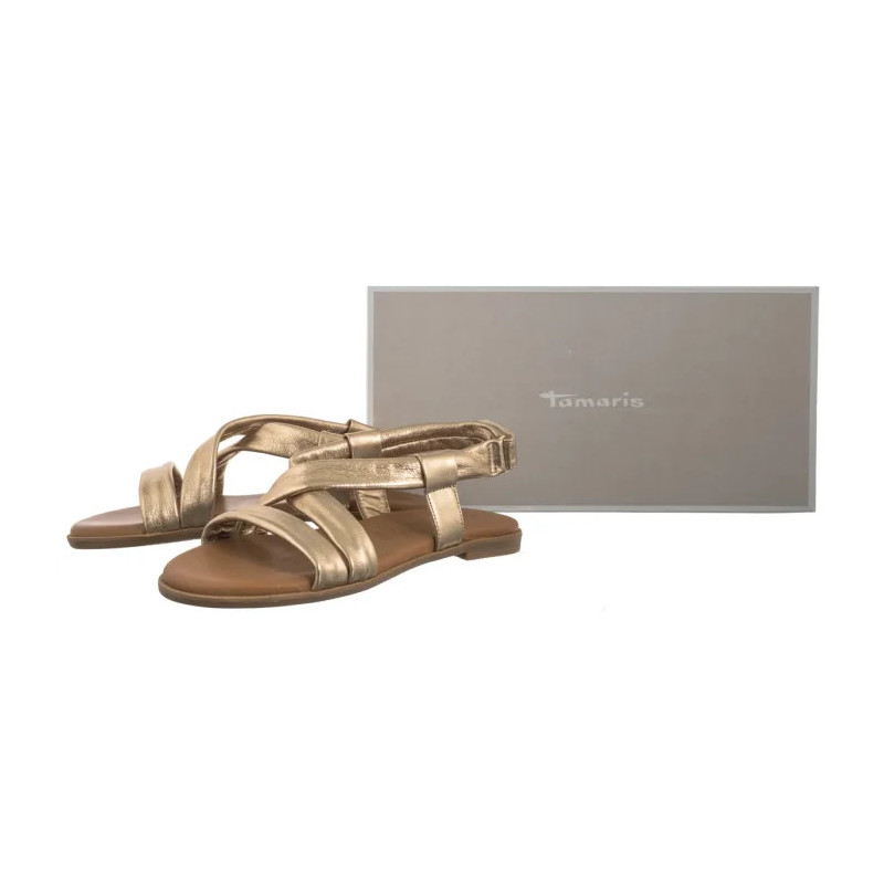 Tamaris Złote 1-28109-44 933 Light Gold (TM549-a) sandalai