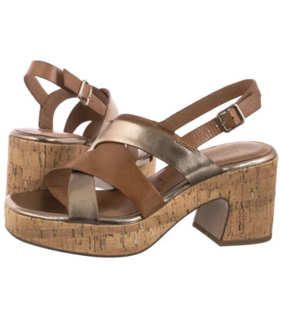 Tamaris Brązowe 1-28312-44 392 Cognac Comb  (TM550-a) kurpes