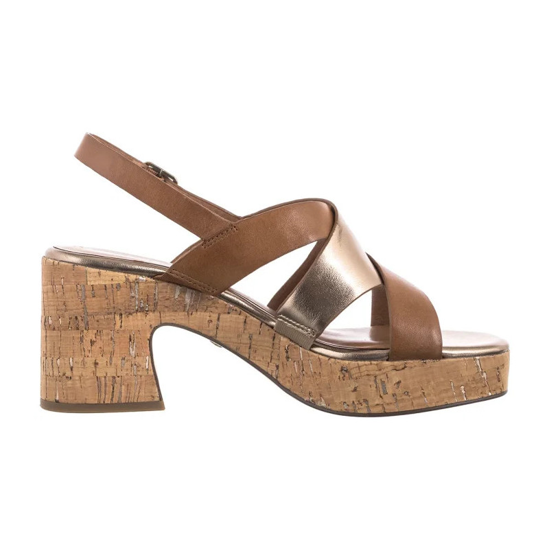 Tamaris Brązowe 1-28312-44 392 Cognac Comb  (TM550-a) shoes