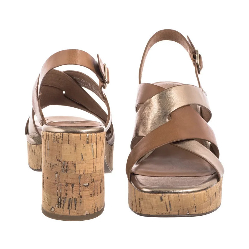 Tamaris Brązowe 1-28312-44 392 Cognac Comb  (TM550-a) bateliai