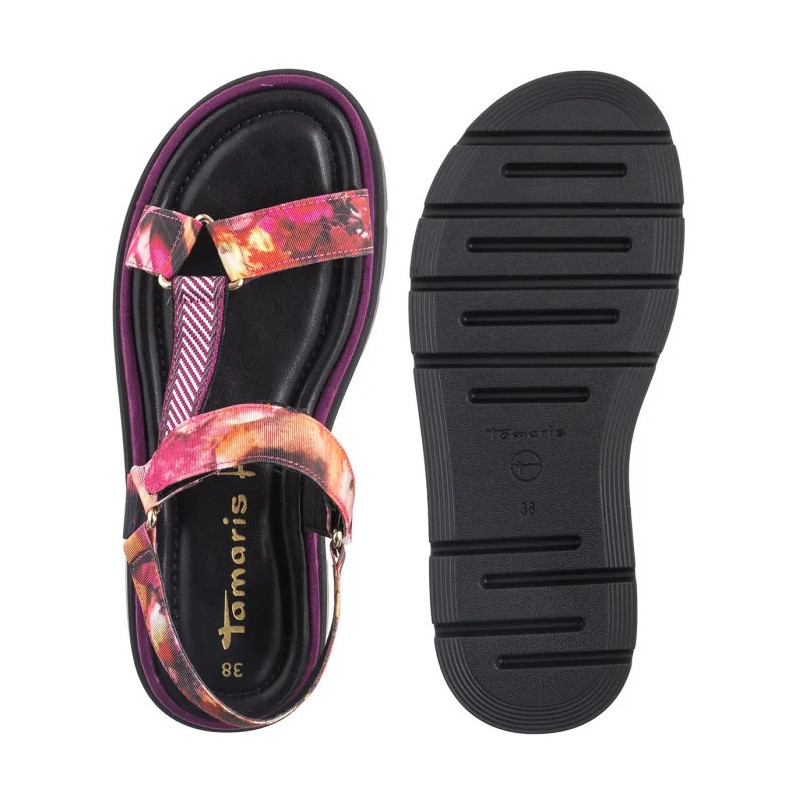 Tamaris Różowe 1-28703-44 578 Dark Pink Comb (TM551-a) kurpes