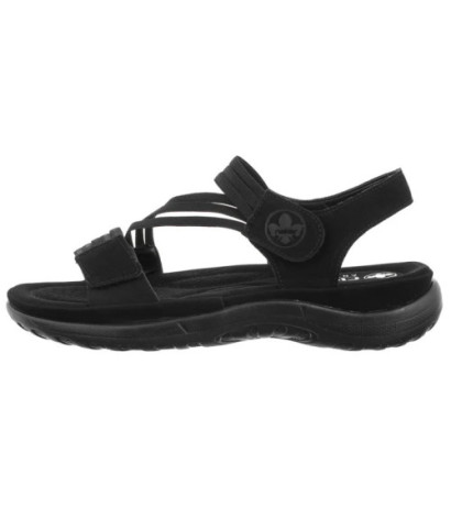 Rieker Czarne 64870-02 Black (RI276-a) sandalai
