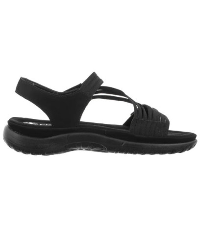 Rieker Czarne 64870-02 Black (RI276-a) sandalai