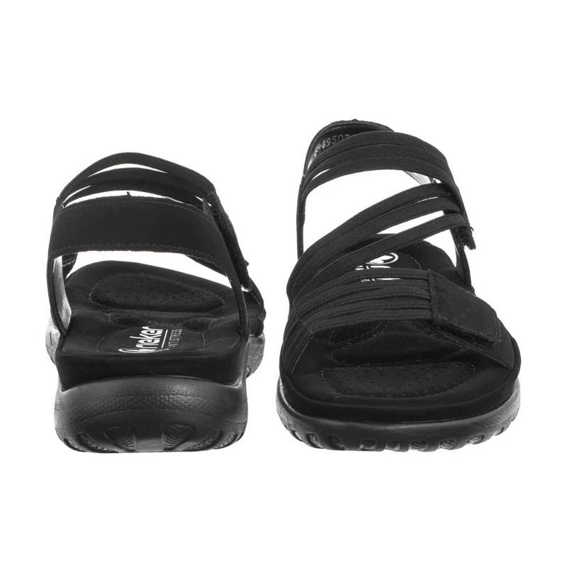 Rieker Czarne 64870-02 Black (RI276-a) sandalai
