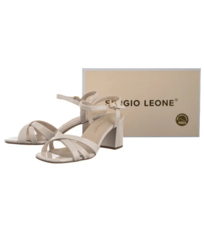 Sergio Leone Beżowe SK 887 (SL574-a) shoes