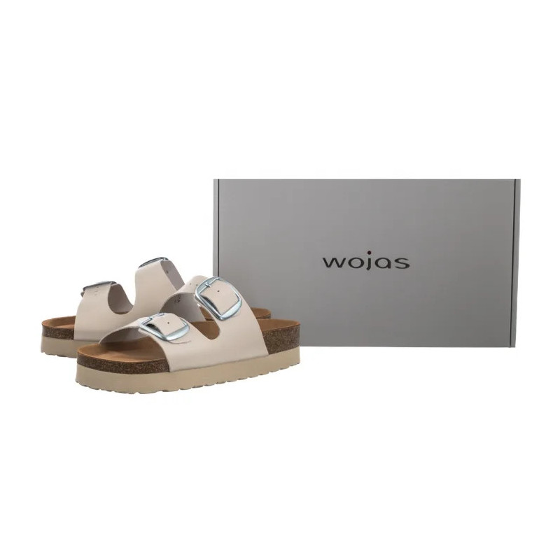 Wojas Beżowe 74147-54 (WO297-a) Sieviešu apavi/Flip Flops