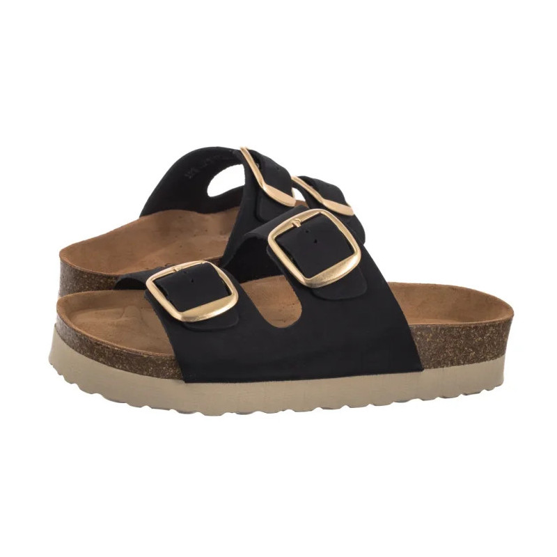 Wojas Czarne 74147-21 (WO298-a) Sieviešu apavi/Flip Flops