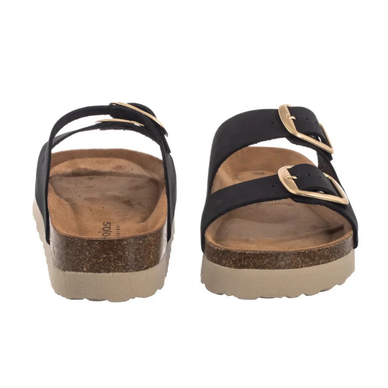 Wojas Czarne 74147-21 (WO298-a) Women's Shoes/Flip Flops