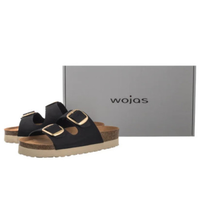 Wojas Czarne 74147-21 (WO298-a) Women's Shoes/Flip Flops