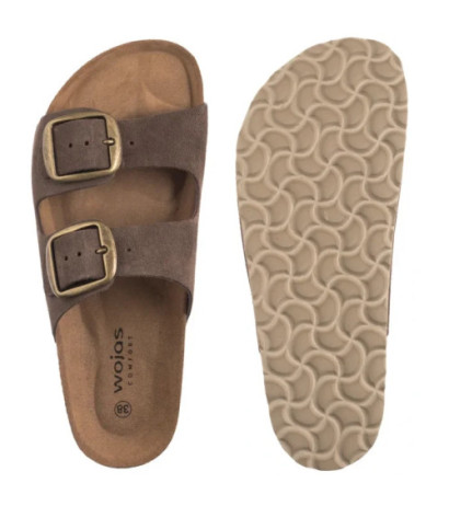 Wojas Brązowe 74147-62 (WO299-a) Sieviešu apavi/Flip Flops