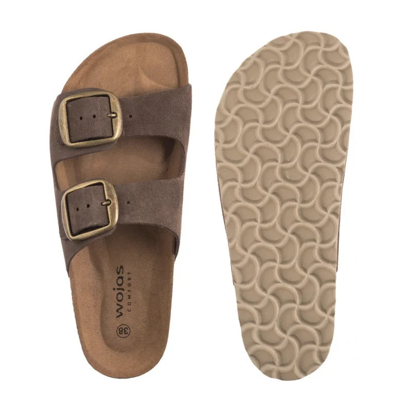 Wojas Brązowe 74147-62 (WO299-a) Women's Shoes/Flip Flops