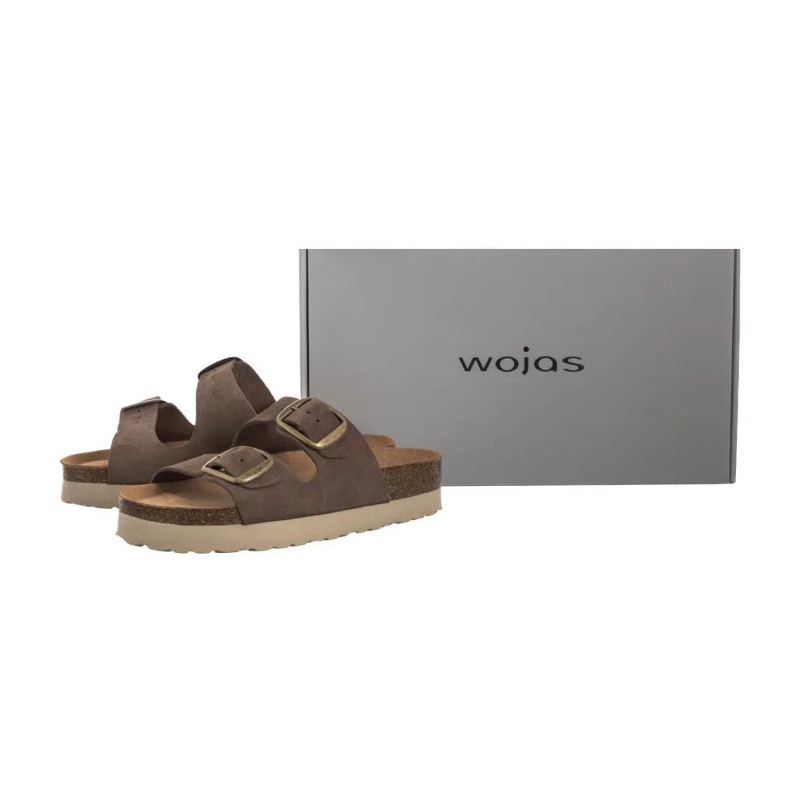 Wojas Brązowe 74147-62 (WO299-a) Women's Shoes/Flip Flops