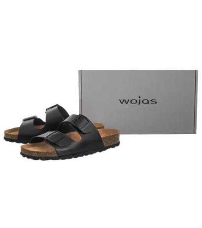 Wojas Czarne 74077-51 (WO300-a) Sieviešu apavi/Flip Flops
