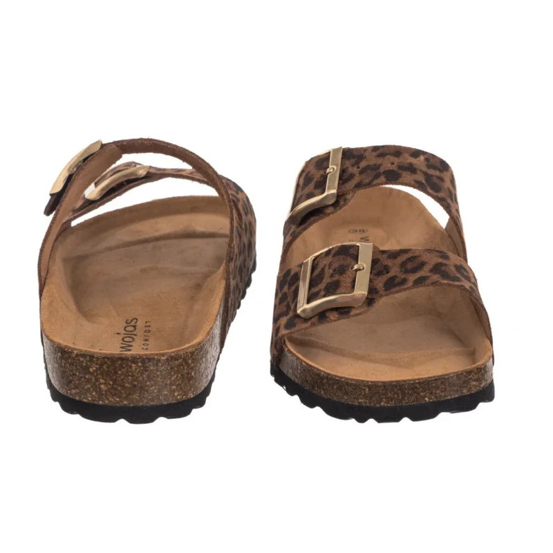 Wojas Brązowe 74077-60 (WO306-a) Sieviešu apavi/Flip Flops