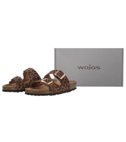 Wojas Brązowe 74077-60 (WO306-a) Sieviešu apavi/Flip Flops