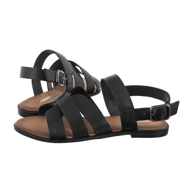 Wojas Czarne 76210-51 (WO308-a) sandals