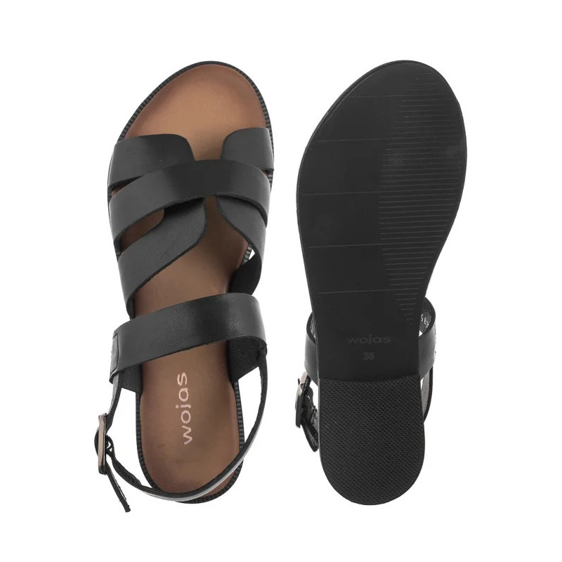 Wojas Czarne 76210-51 (WO308-a) sandales