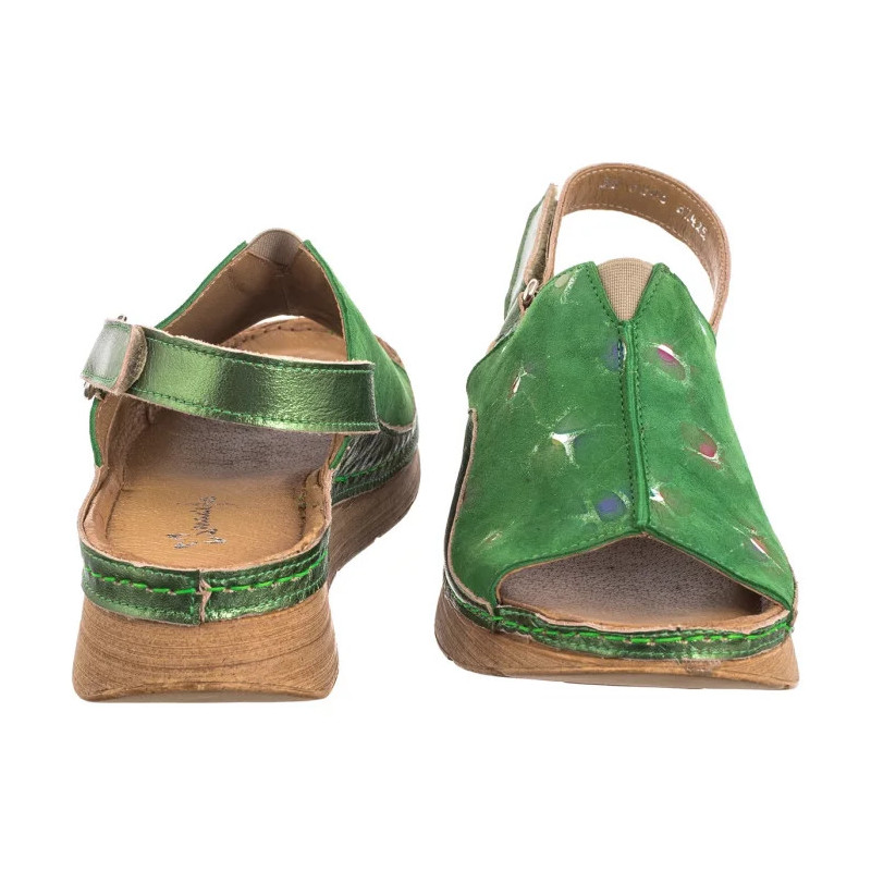 Maciejka Zielone L6846-09/00-1 (MA1392-a) kurpes