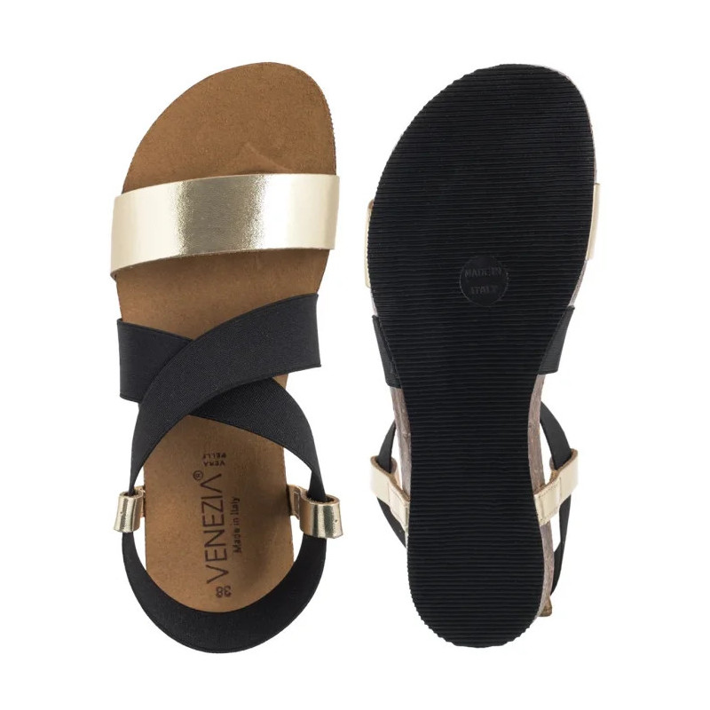 Venezia Złote W001LEGOOBS137 (VE847-a) sandalai