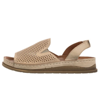 Maciejka Beżowe L7066-04/00-1 (MA1386-b) sandales