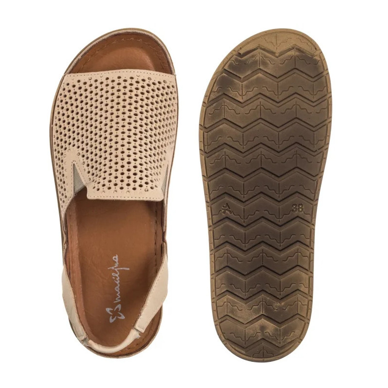 Maciejka Beżowe L7066-04/00-1 (MA1386-b) sandales