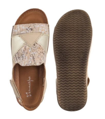 Maciejka Beżowe L7067-04/00-1 (MA1387-b) kurpes