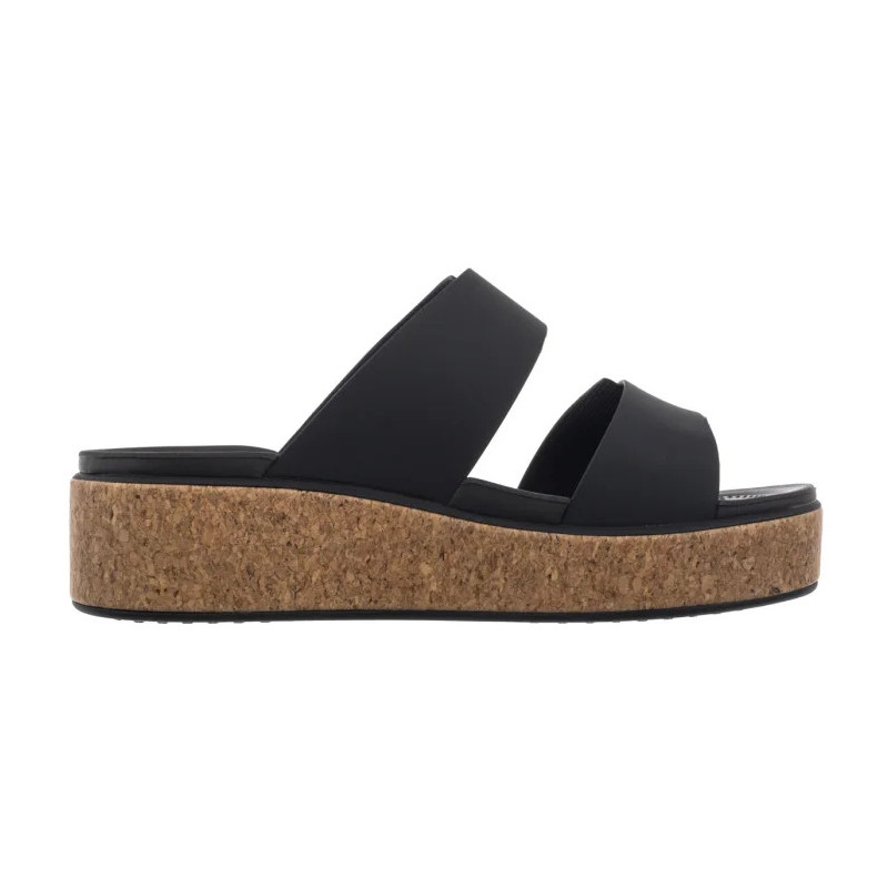 Crocs Brooklyn Cork Buckle Black 211252-001 (CR369-b) batai