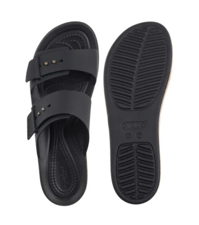 Crocs Brooklyn Cork Buckle Black 211252-001 (CR369-b) shoes