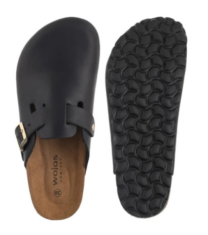 Wojas Czarne 74148-91 (WO312-a) Sieviešu apavi/Flip Flops