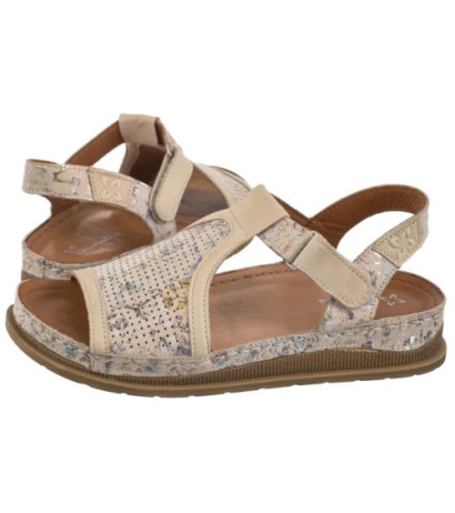 Maciejka Beżowe L7065-04/00-1 (MA1394-b) sandals