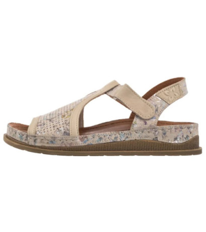 Maciejka Beżowe L7065-04/00-1 (MA1394-b) sandals