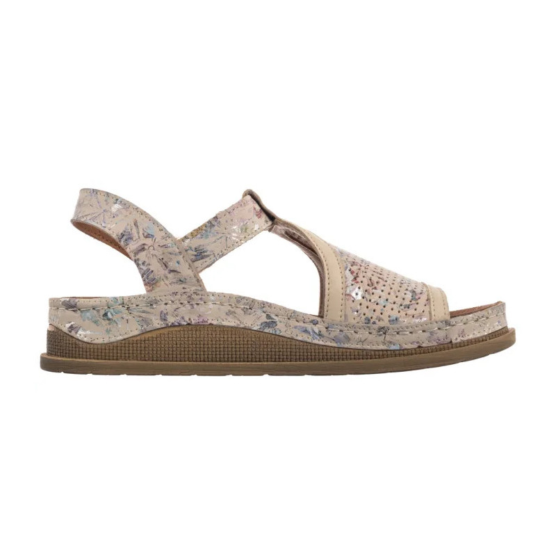 Maciejka Beżowe L7065-04/00-1 (MA1394-b) sandals