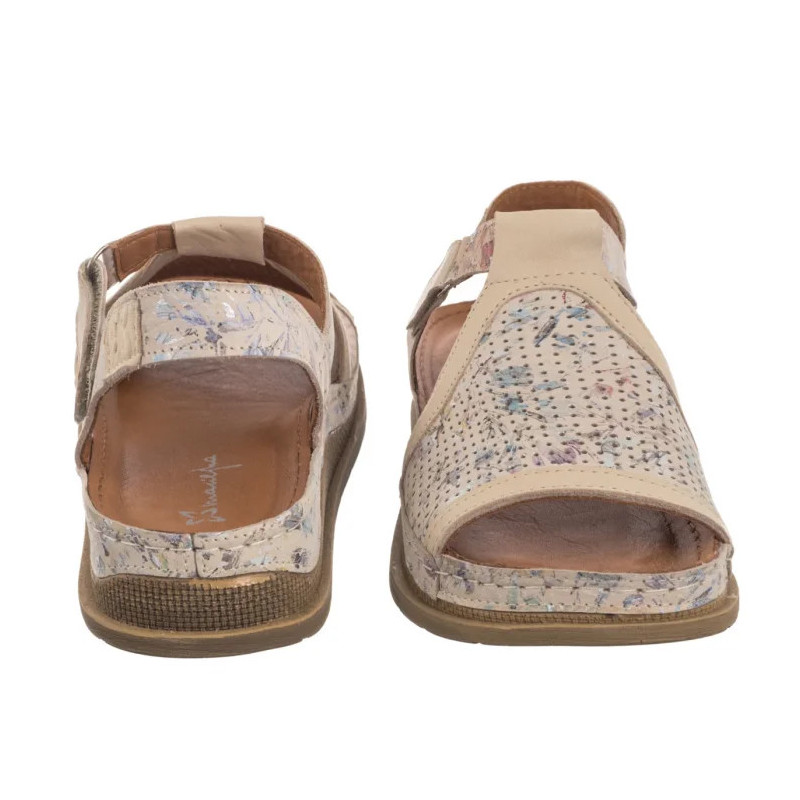 Maciejka Beżowe L7065-04/00-1 (MA1394-b) sandals