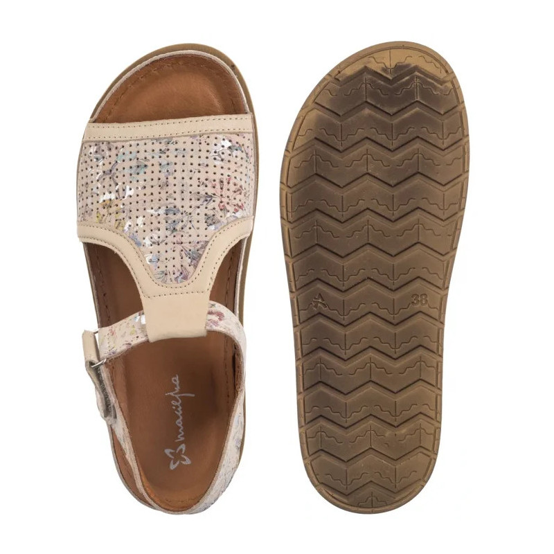 Maciejka Beżowe L7065-04/00-1 (MA1394-b) sandals