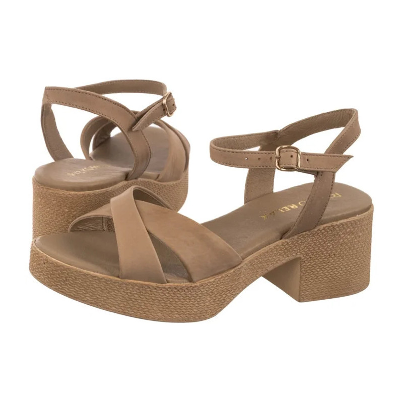 Ryłko Beżowe 3MF91_U_ _B52 (RY1062-a) kurpes