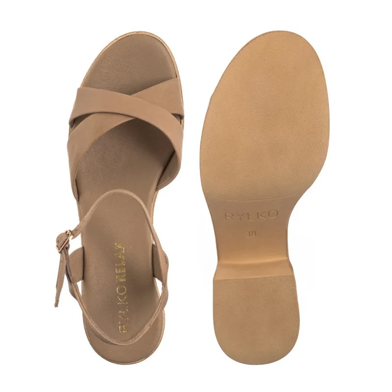 Ryłko Beżowe 3MF91_U_ _B52 (RY1062-a) kurpes