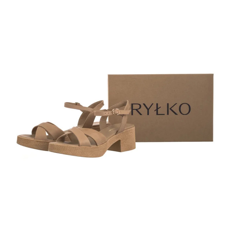 Ryłko Beżowe 3MF91_U_ _B52 (RY1062-a) shoes