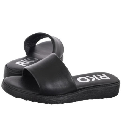 Ryłko Czarne 1IGH8_P2 __45 (RY1063-a) Sieviešu apavi/Flip Flops