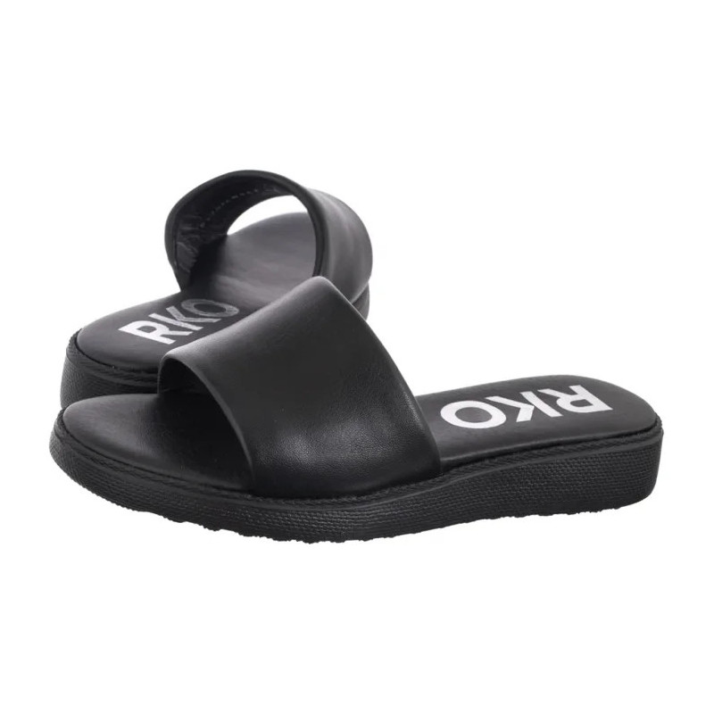 Ryłko Czarne 1IGH8_P2 __45 (RY1063-a) Women's Shoes/Flip Flops