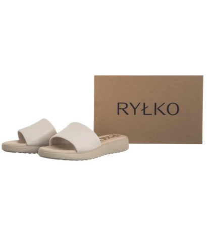 Ryłko Beżowe 1IGH8_P2 _2TS (RY1063-b) Sieviešu apavi/Flip Flops